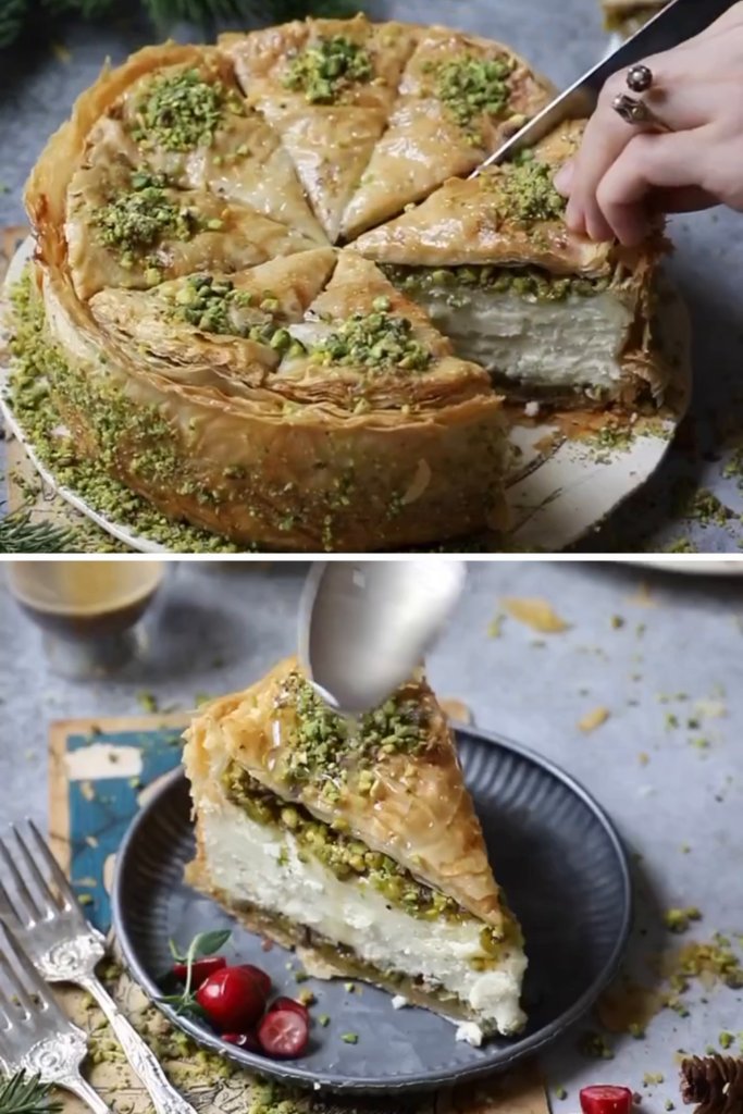 Turkuaz Kitchen Baklava Cheesecake Recipe