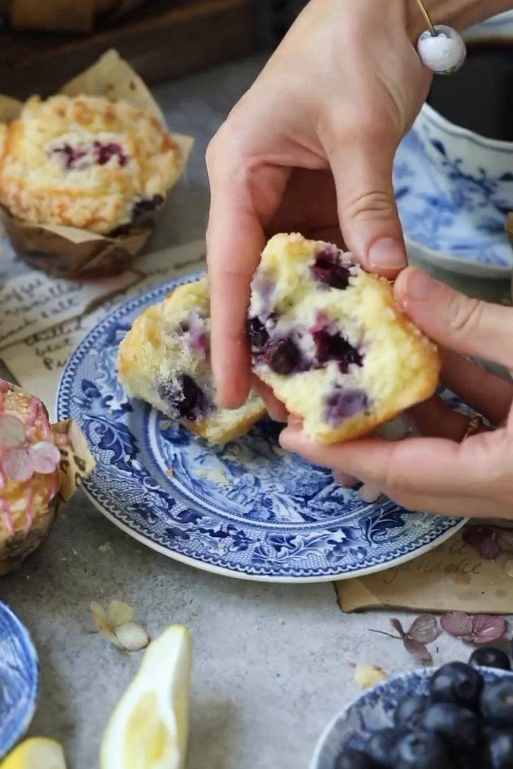 Turkuaz Kitchen Blueberry Muffins