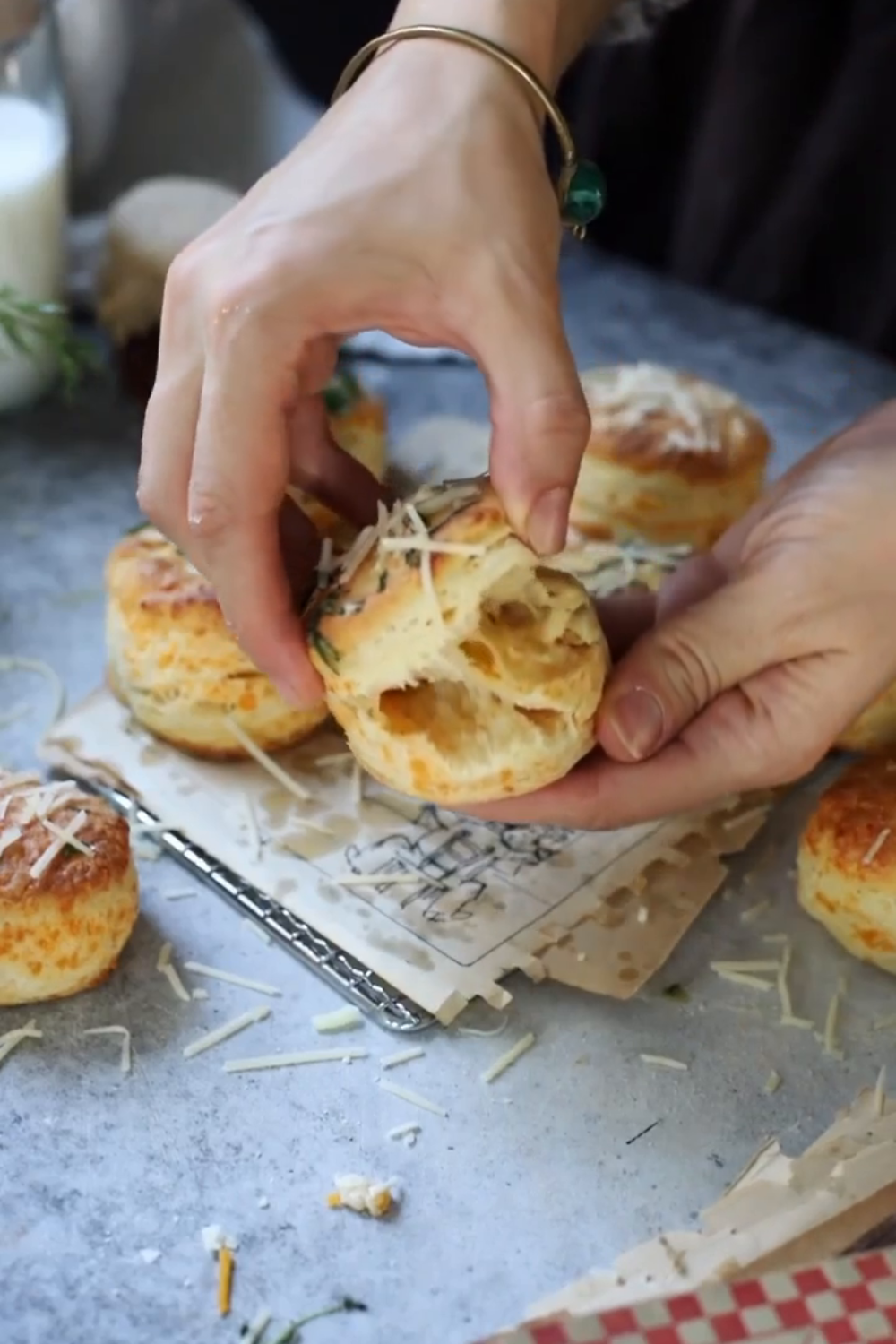 Turkuaz Kitchen Cheddar Biscuits