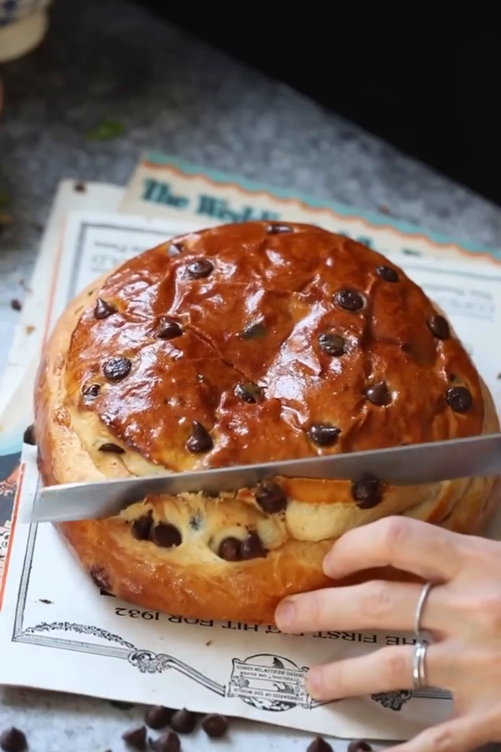 Turkuaz Kitchen Chocolate Brioche Bread