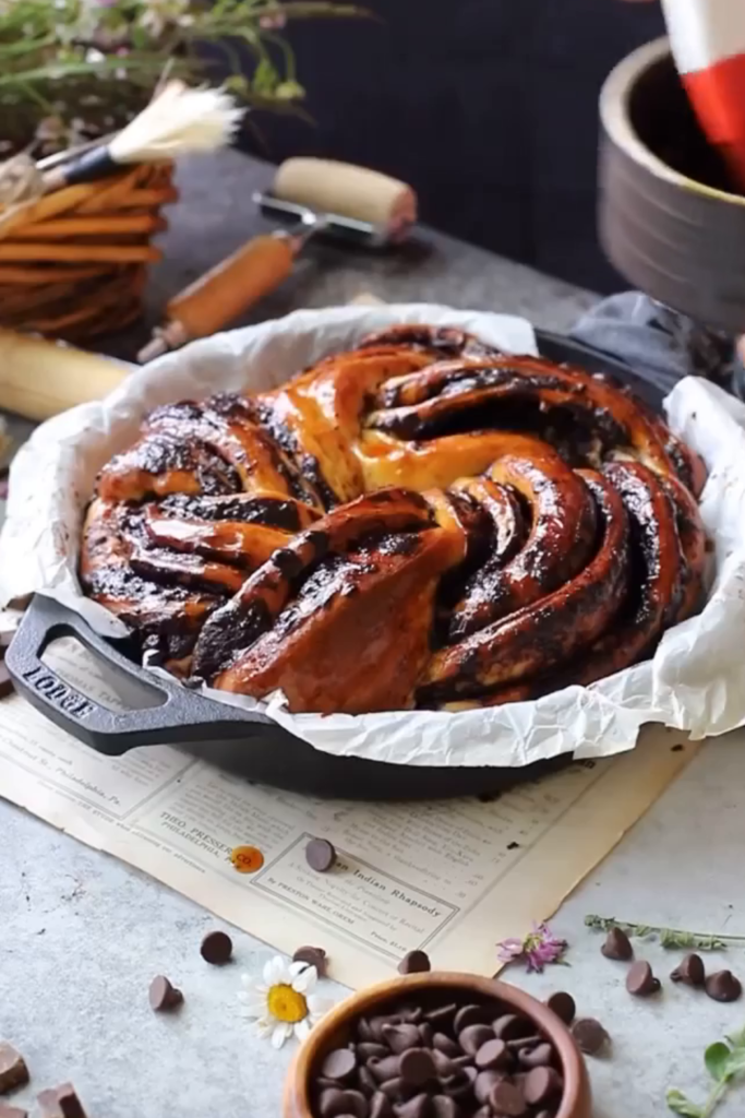 Turkuaz Kitchen Chocolate Caramel Babka