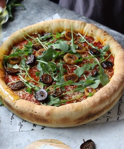 Turkuaz Kitchen Fig Deep Dish Pizza