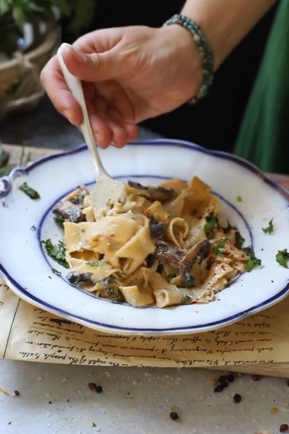 Turkuaz Kitchen Mushroom Mint Pasta