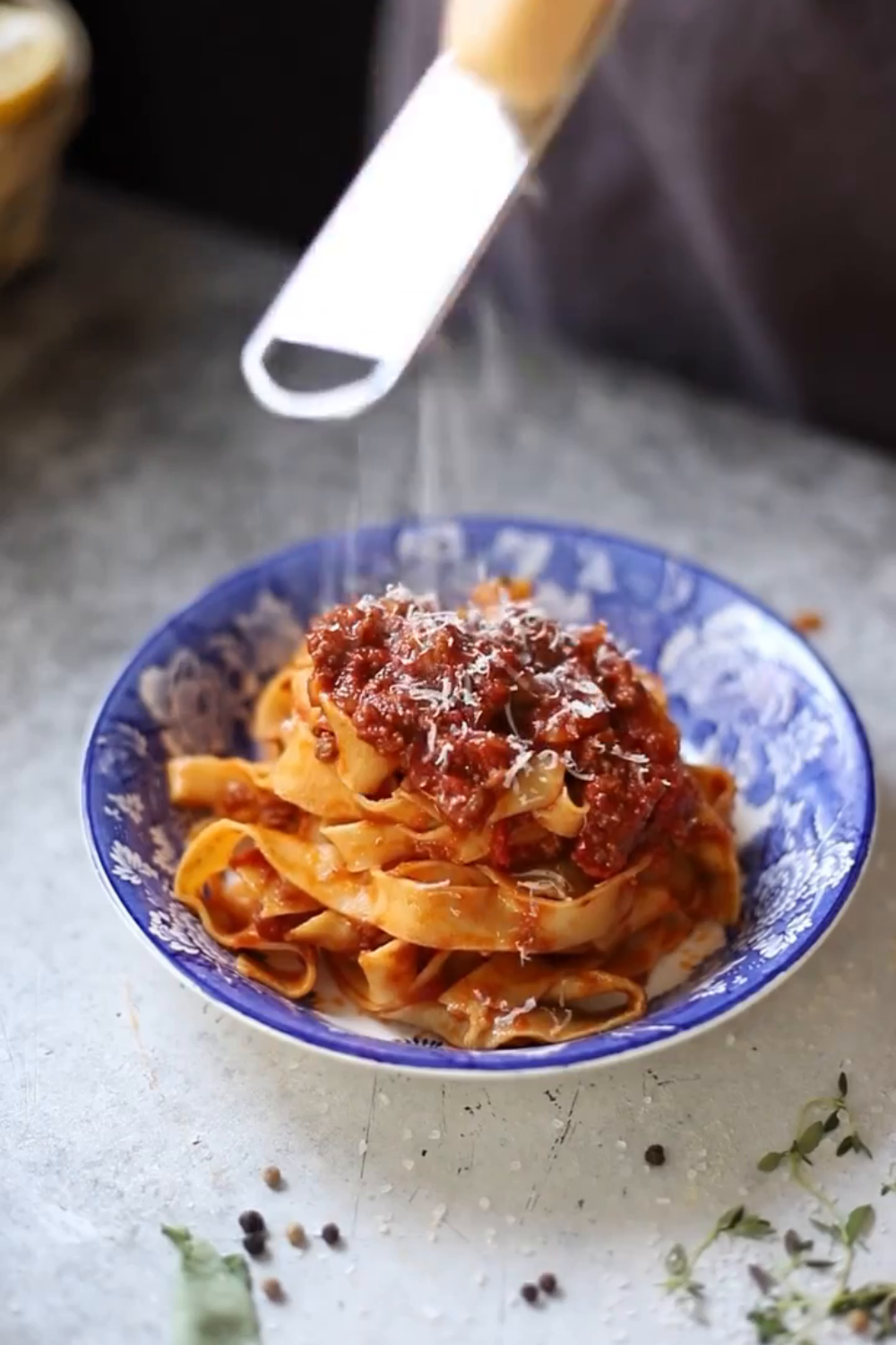 Turkuaz Kitchen Pappardelle With Bolognese Ragu