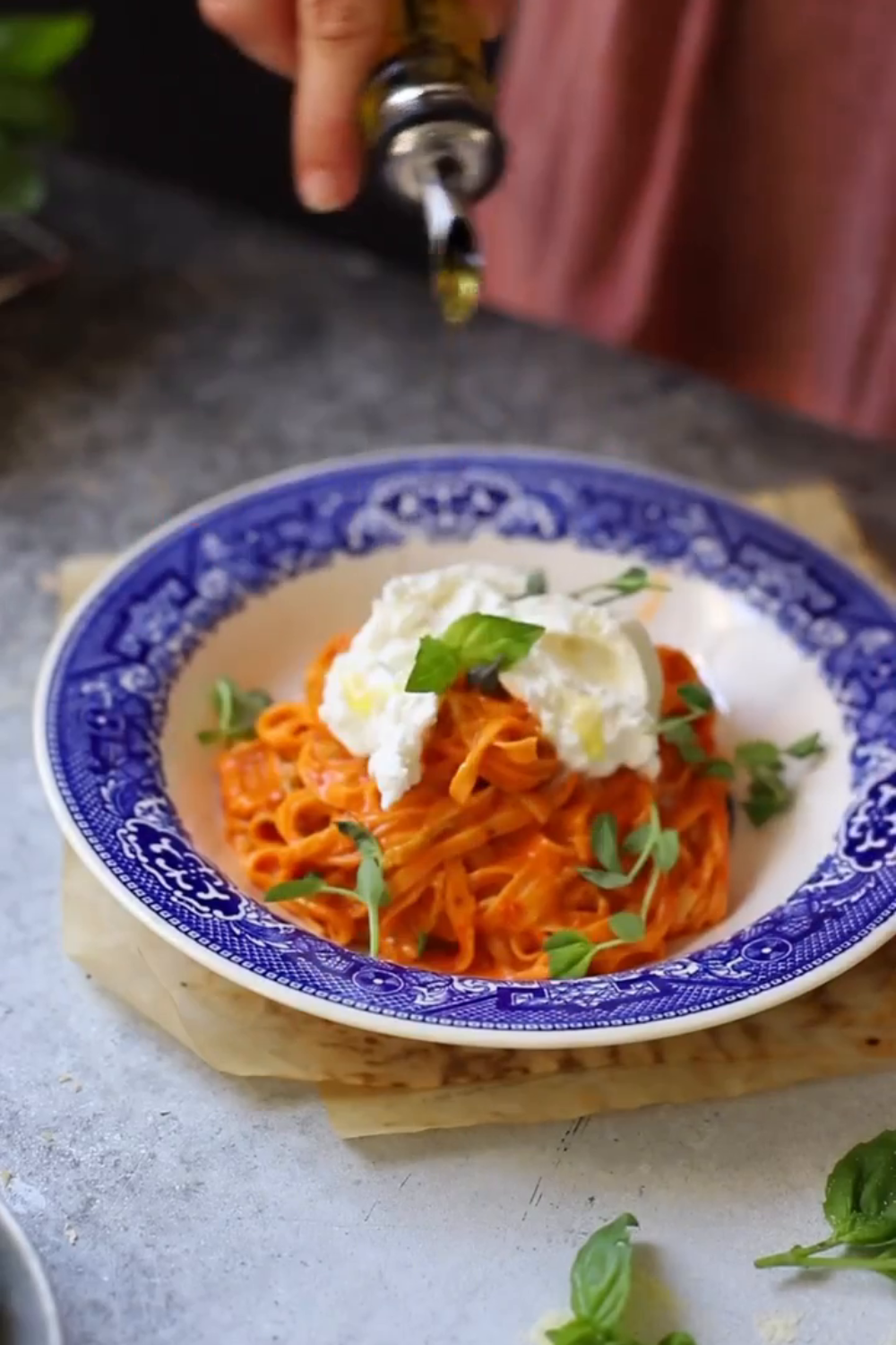 Turkuaz Kitchen Pasta (Roasted Cherry Tomato Spaghetti)