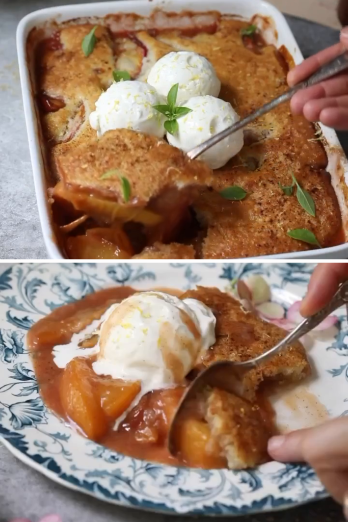 Turkuaz Kitchen Peach Cobbler