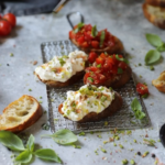 Bruschetta And Stracciatella Crostini