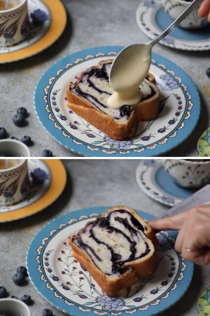 Turkuaz Kitchen Blueberry Swirl Loaf