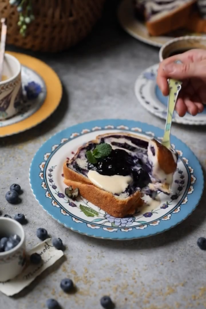 Turkuaz Kitchen Blueberry Swirl Loaf