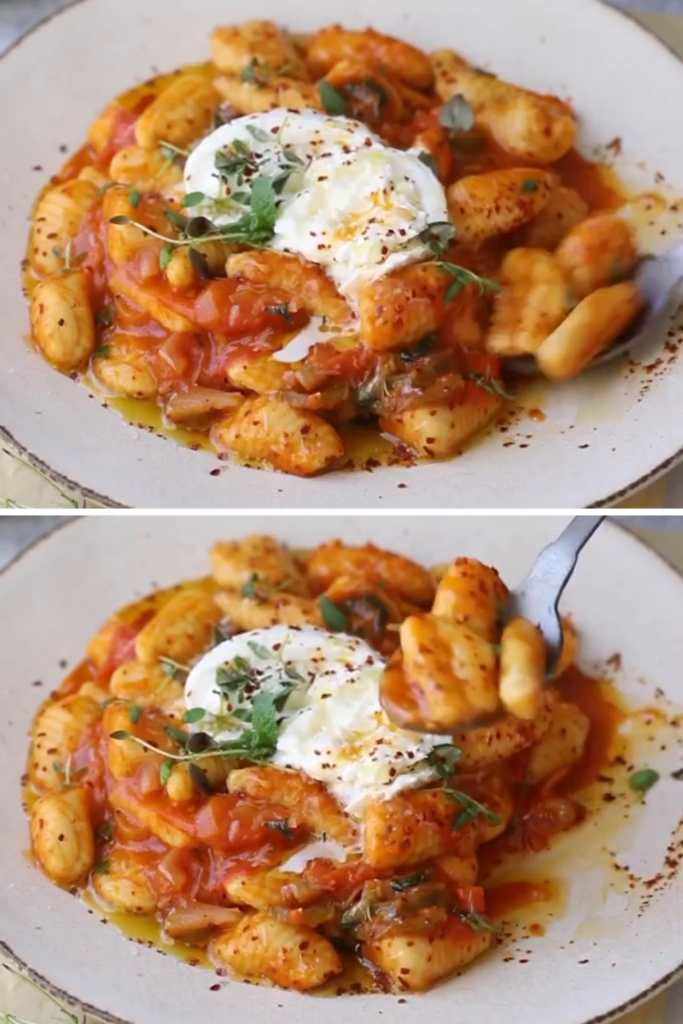 Turkuaz Kitchen Gnocchi with Spicy Tomato Sauce