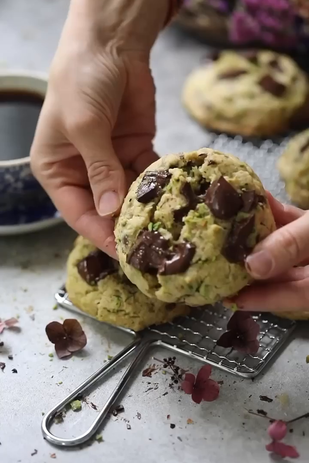 Turkuaz Kitchen Pistachio Chocolate Cookies