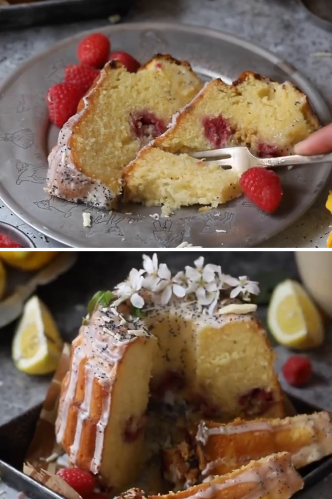 Turkuaz Kitchen Raspberry Lemon Cake Recipe