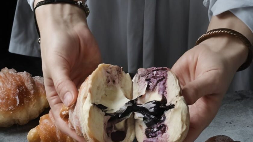 Blueberry Lemon Croissant Donuts 3