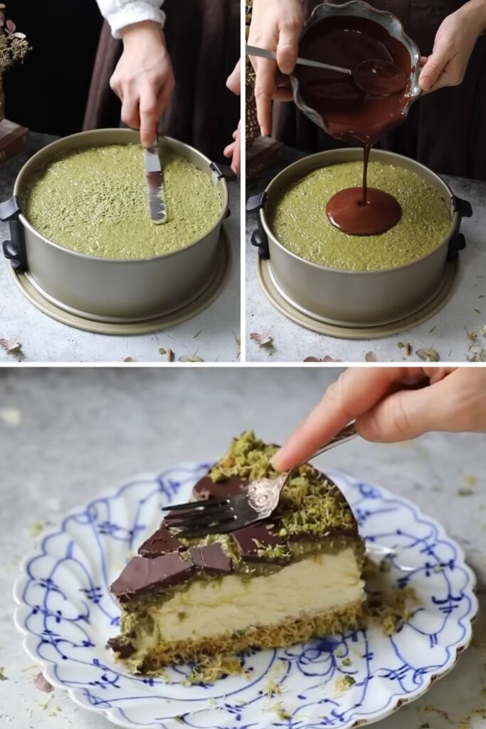 Dubai Chocolate Cheesecake